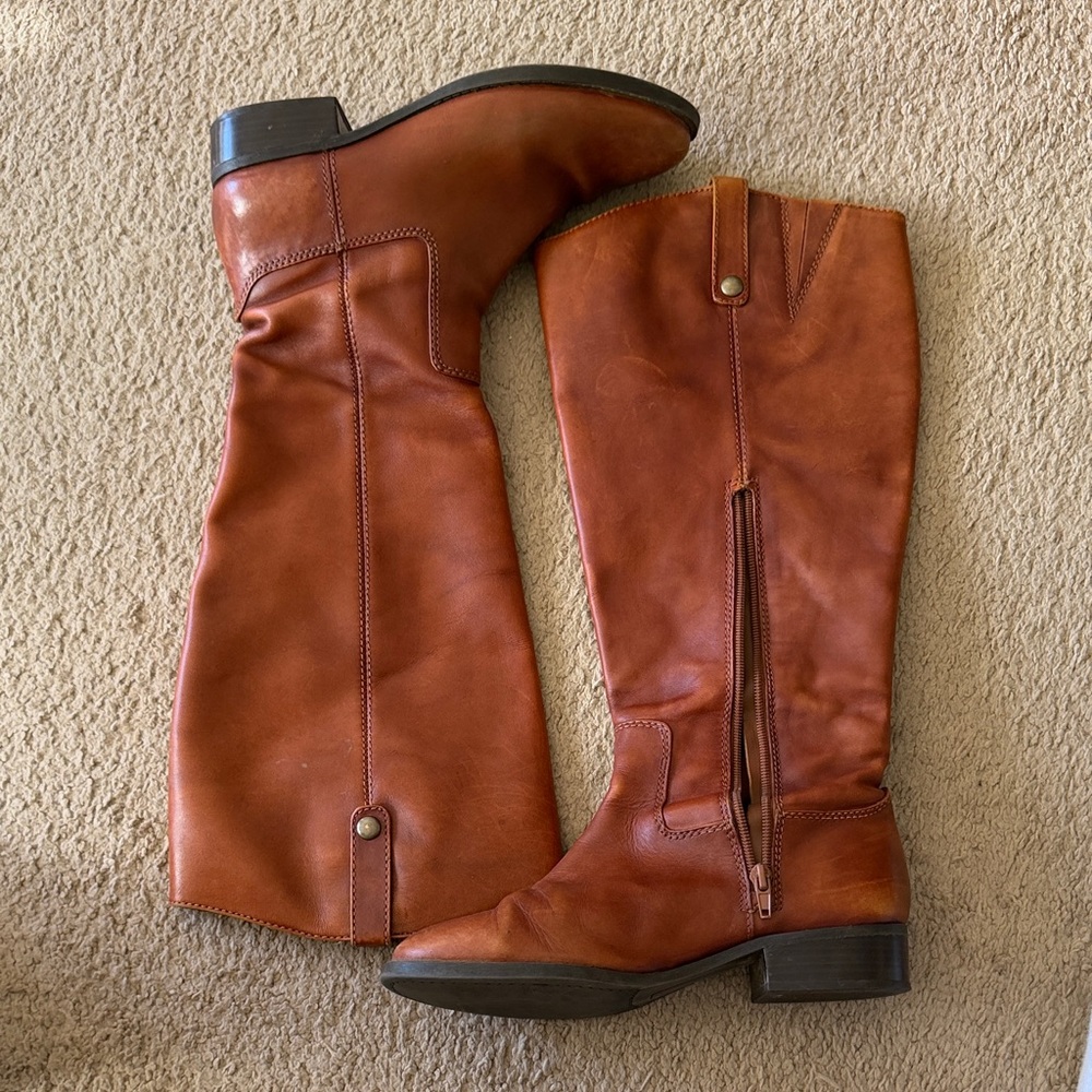 INC International Concepts Brown Over the Knee Boots